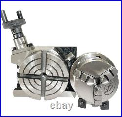 3 inches (75mm) 4 slots Horizontal and Vertical (H/V) Rotary Table with