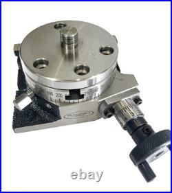 3 inches (75mm) 4 slots Horizontal and Vertical (H/V) Rotary Table with