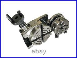 3 inches (75mm) 4 slots Horizontal and Vertical (H/V) Rotary Table with 65mm