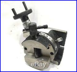 4100mm Rotary Table Horizontal Vertical+tailstock+m6 Clamp Kit+100mm Round Vice