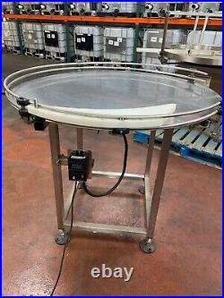 45 Inline Filling System Stainless Rotary Feed Table /Accumulator