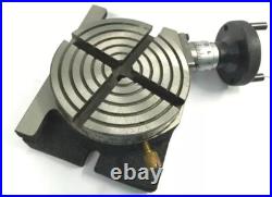 4 100MM Rotary Table Horizontal Vertical 4 Slots for Milling Machine Regular 4 100MM Rotary Table Horizontal Vertical 4 Slots for Milling Machine Regular