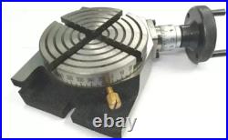4 100MM Rotary Table Horizontal Vertical 4 Slots for Milling Machine Regular 4 100MM Rotary Table Horizontal Vertical 4 Slots for Milling Machine Regular