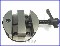4/100 MM Rotary Table+horizontal Vertical+m6 Clamp Kit+100 MM Round Vice