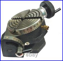 4 (100 Mm) Horizontal Vertical Tilting 0°- 90° Rotary Table- Milling Machine To