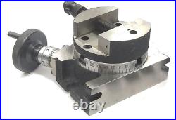 4 (100 mm) Milling Indexing Horizontal Vertical Rotary Table with Round Vise 4 (100 mm) Milling Indexing Horizontal Vertical Rotary Table with Round Vise