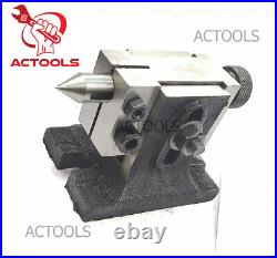 thumbnail interactive-video image 1 of 4-Inch Rotary Table With 3-Jaw Chuck - Precision Milling Indexing Table For Horizontal & Vertical Use 1 of 5