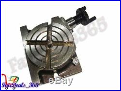 4 / 100mm 4 Slot Rotary Table Horizontal / Vertical