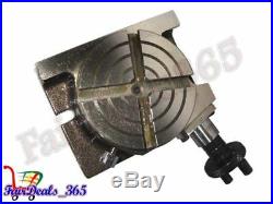 4 / 100mm 4 Slot Rotary Table Horizontal / Vertical