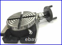 4/ 100mm Regular Rotary Indexing Table With Small Chucks and back Plate- USA 4/ 100mm Regular Rotary Indexing Table With Small Chucks and back Plate- USA