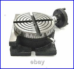 4'' 100mm Rotary Table 50mm 70mm Chuck Milling Indexing Cutting Machine Tools