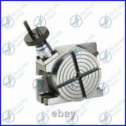 4 (100mm) Rotary Table Horizontal & Vertical Precision Divided Chuck