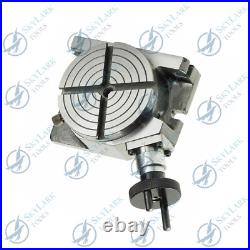 4 (100mm) Rotary Table Horizontal & Vertical Precision Divided Chuck