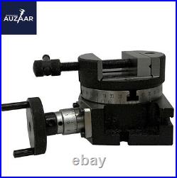 4 100mm Rotary Table With 4 Round Vise Vice Fixing T Nuts METALWORKING MILLING
