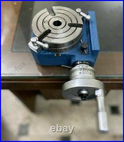 4 110mm HV4 Horizontal Vertical Rotary Table with M8 Clamp Kit for Milling