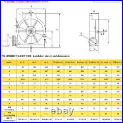 4/5/6/8inch Vertical and Horizontal Milling Machine Rotary Table High Precision