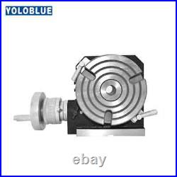 4/5/6/8inch Vertical and Horizontal Milling Machine Rotary Table High Precision