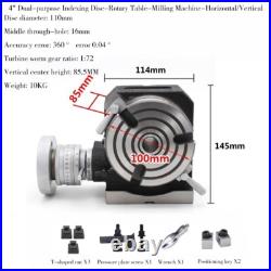 4 Dual-purpose Indexing Disc-Rotary Table-Milling Machine-Horizontal/Vertical 4 Dual-purpose Indexing Disc-Rotary Table-Milling Machine-Horizontal/Vertical