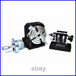 4 Horizontal/Vertical Rotary Table for Milling Machine Precision 4Slot Indexing 4 Horizontal/Vertical Rotary Table for Milling Machine Precision 4Slot Indexing
