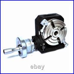 4 Horizontal/Vertical Rotary Table for Milling Machine Precision 4Slot Indexing 4 Horizontal/Vertical Rotary Table for Milling Machine Precision 4Slot Indexing