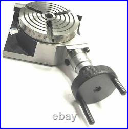 4 Inch (100 mm) 3 Slot Rotary Table(s) for Milling Machines-Cutting & Indexing