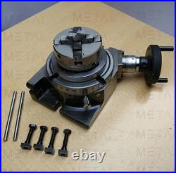 4 Inch 100mm Rotary Table Horizontal Vertical 65mm 4 Jaw Mini Small Lathe Chuck 4 Inch 100mm Rotary Table Horizontal Vertical 65mm 4 Jaw Mini Small Lathe Chuck