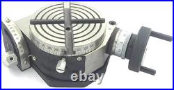 4 Inch 100mm Rotary Table Horizontal Vertical Milling Machinist Precision CNC To