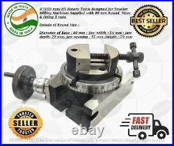 4'' Inch II 100 mm HV Rotary Milling Indexing Table withVice-Vise