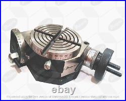 4 Inch II 100 mm HV Tilting 0°-90° Rotary Milling Indexing Table New Style