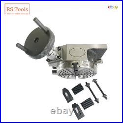 4 Inch Precision Rotary Table Horizontal And Vertical With Clamping kit USA