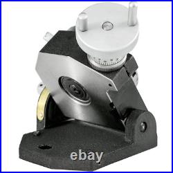 4-Inch Rotary Table, 100mm Horizontal Vertical Milling Table, 4-Slot Precision R