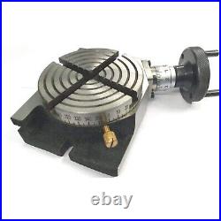 4 Inches (100 mm) 4 Slots Regular Rotary Table For Milling Machines