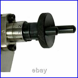 4 Inches (100mm) Horizontal Vertical Rotary Table 4 Slots for Milling Machine