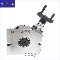 4 Inches Horizontal Vertical Rotary Table 100mm 4 Slots for Milling Machine