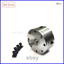 4 Jaws 80mm Independent Dog chuck with Back Plate And T nuts for Rotary Table