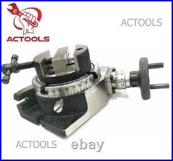 4'' New Rotary Table Milling Indexing and 100mm Round Vice/Vise Machine Tools