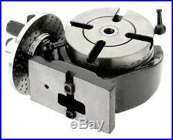4 Rotary Table + 3 Dividing Plates + 3-Jaw x 3-1/4 Self-Centering Chuck New
