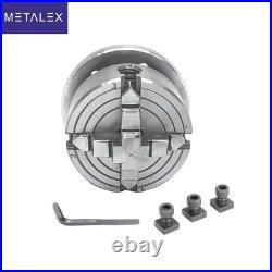 4 Rotary Table + 65mm 3 Jaw SC + 70mm 4 Jaw Independant Chuck + 2 x Backplates