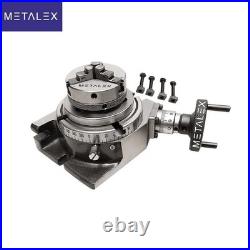 4 Rotary Table + 65mm 3 Jaw SC + 70mm 4 Jaw Independant Chuck + 2 x Backplates