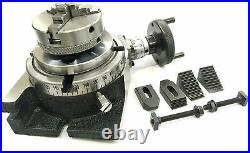 4 Rotary Table Quality with Suitable M6 Clamp Kit Small Chuck-USA FULFILLED