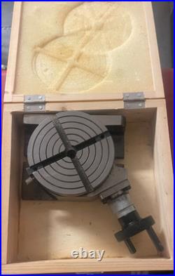 4 VERTICAL / HORIZONTAL ROTARY TABLE (wood box)