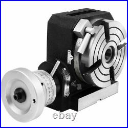 4 inch-100mm Quality Rotary Table Horizontal Vertical Model-Milling Machine