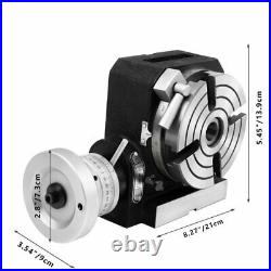 4 inch-100mm Quality Rotary Table Horizontal Vertical Model-Milling Machine