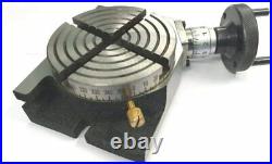 4'' inch 100mm Rotary Table Horizontal & Vertical Model Indexing Table USA