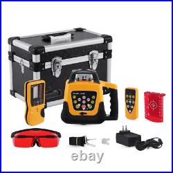 500m Self-leveling Red Laser Level 360 Rotating Rotary with Tripod Staff