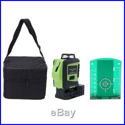 622CG Self Leveling Laser Level 360° Rotary Green 6 Lines Horizontal Vertical