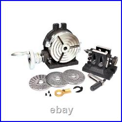 6HV Rotary Table 3 slots with Indexing Plates Set and Adjustable Tailstock 6HV Rotary Table 3 slots with Indexing Plates Set and Adjustable Tailstock