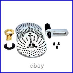 6HV Rotary Table 4 slots with Indexing Plates Set and Adjustable Tailstock 6HV Rotary Table 4 slots with Indexing Plates Set and Adjustable Tailstock