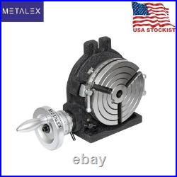 6'' 150mm Rotary Table 3 Slots High Quality Horizontal Vertical Milling Machine