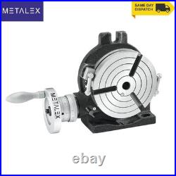 6'' 150mm Rotary Table 3 Slots High Quality Horizontal Vertical Milling Machine
